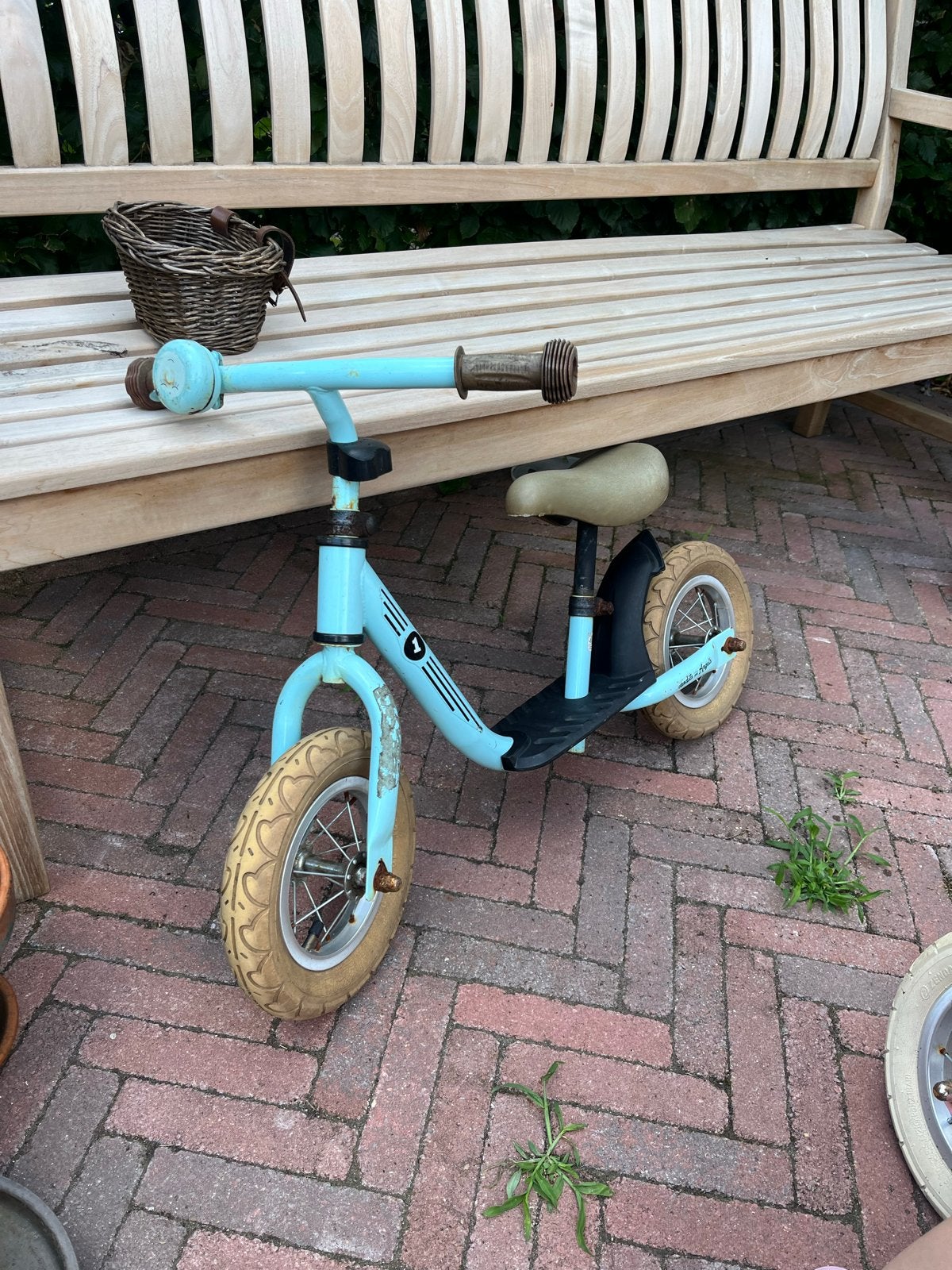Loopfiets blauw Bandits and Angels, Ophalen, Gebruikt, Minder dan 16 inch