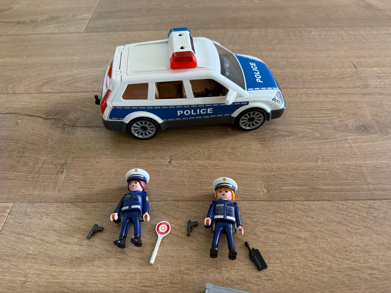 Playmobil Politie Auto Set - Compleet met Figuren en Accesso, Complete set, Voertuig, Ophalen of Verzenden, Zo goed als nieuw