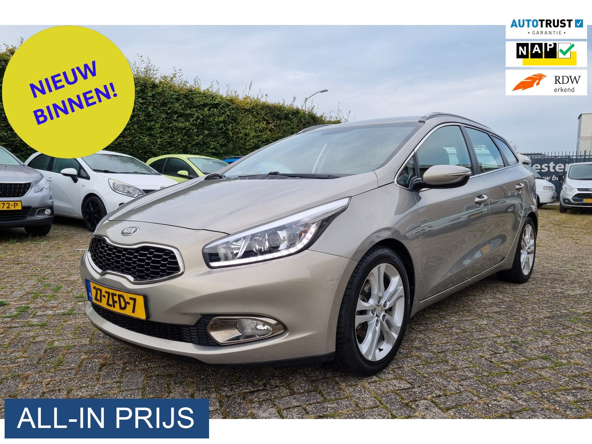 Kia cee'd Sportswagon 1.6 GDI Plus Pack ✅NIEUWE APK, Auto's, Voorwielaandrijving, Euro 5, Gebruikt, 1591 cc