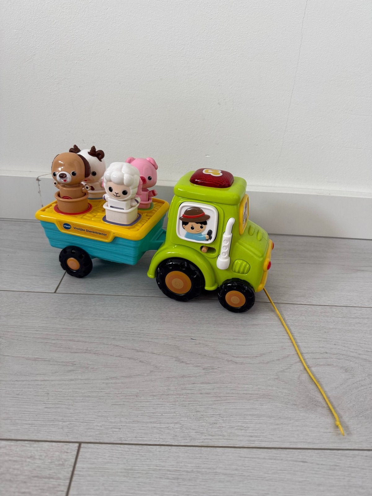 VTech Vrolijke Dierentractor met aanhanger en dieren, Ophalen, Zo goed als nieuw