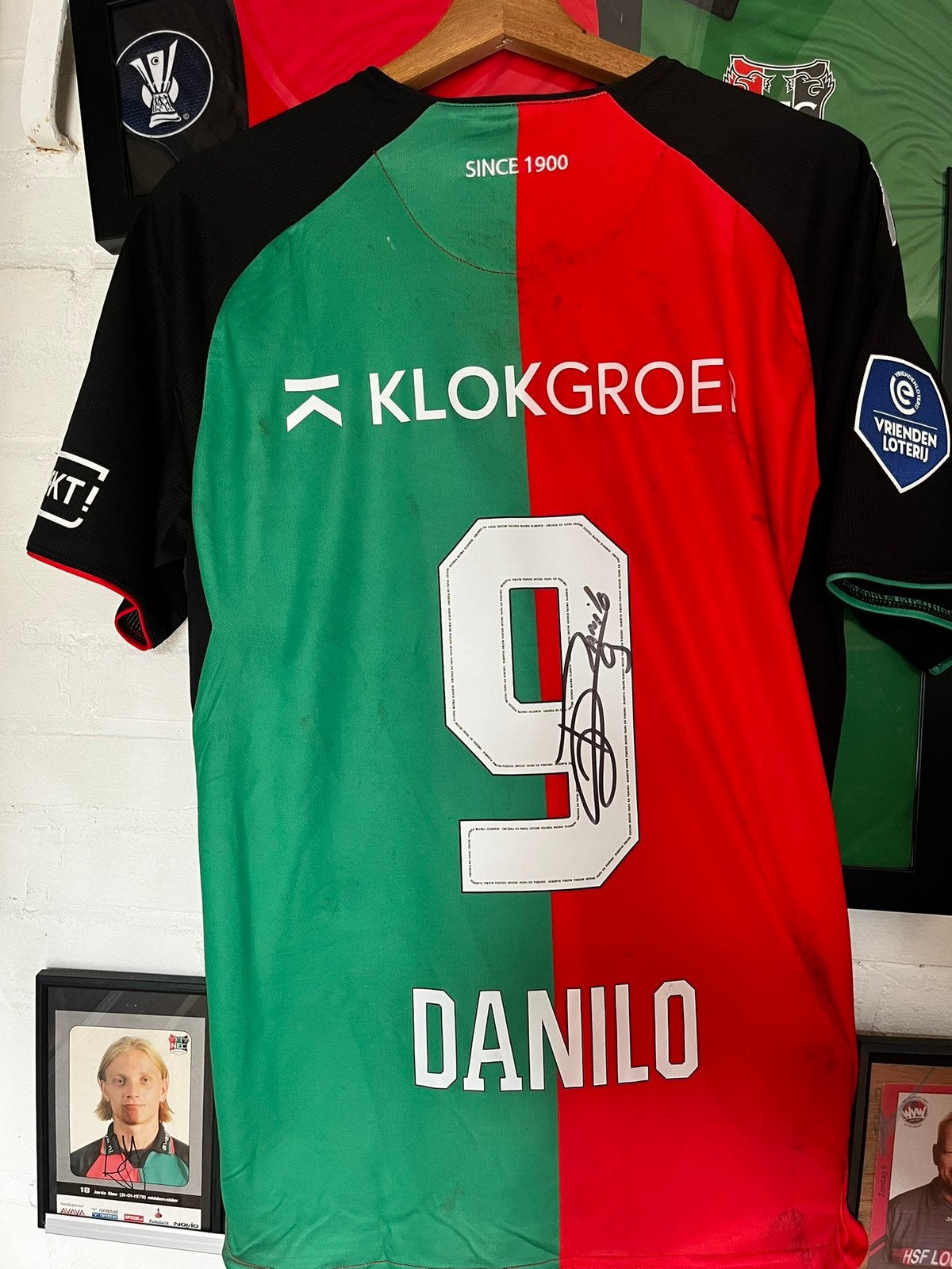 Matchworn shirt Danilo NEC, Ophalen of Verzenden, Zo goed als nieuw, Overige binnenlandse clubs, Shirt