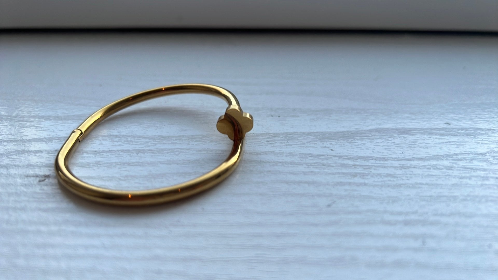 Mooie gouden armband, Ophalen of Verzenden, Zo goed als nieuw, Goud