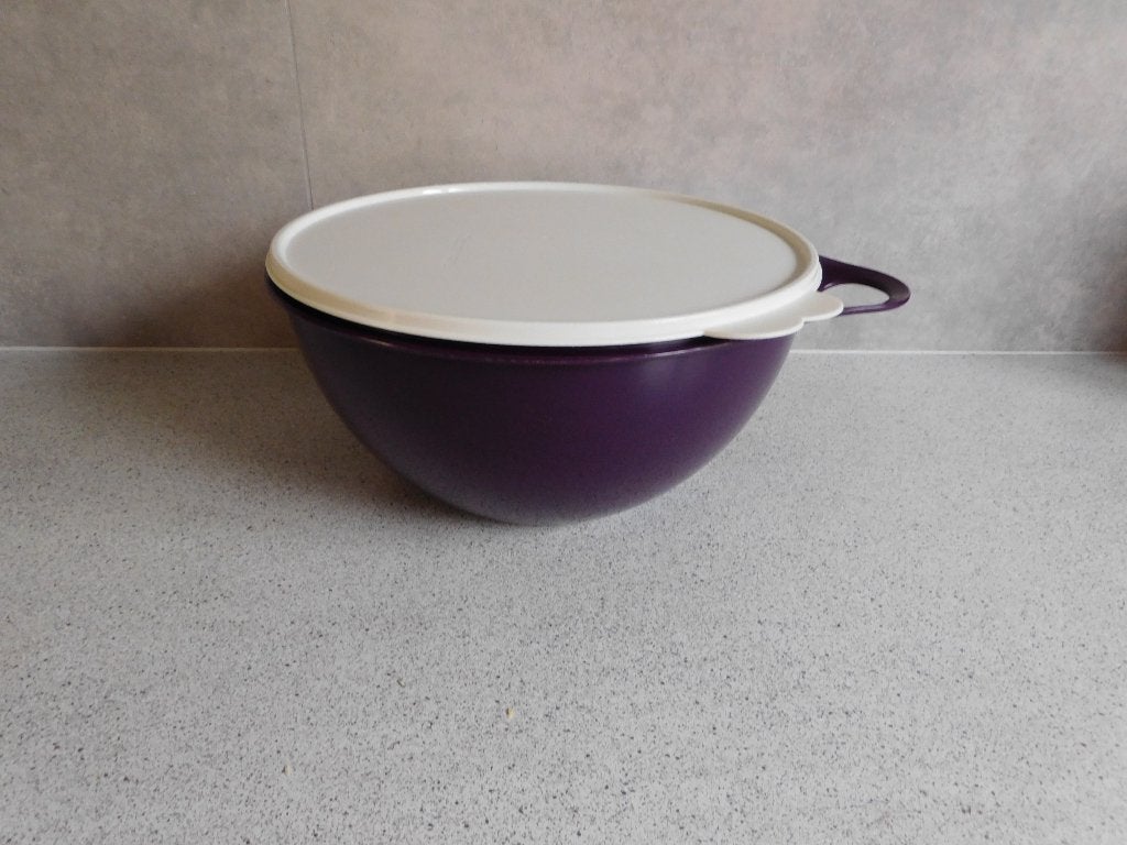 Tupperware Mixerkom 4,5 Ltr. Paars Wit, Ophalen of Verzenden, Zo goed als nieuw, Paars, Overige typen