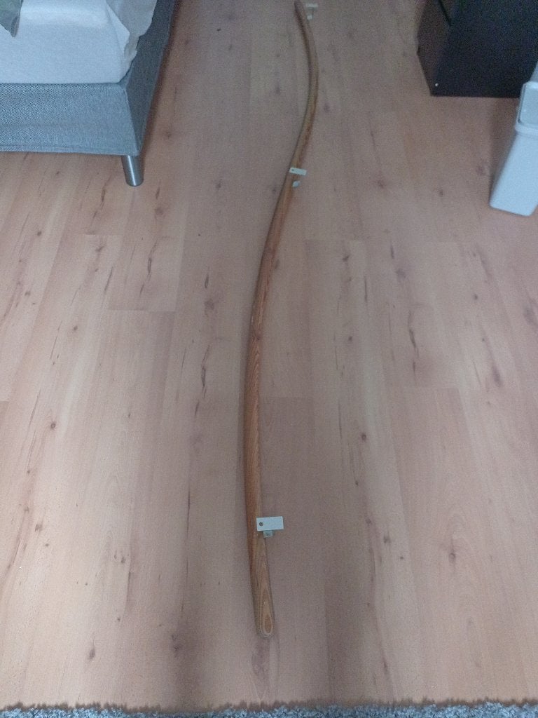 houten trapleuning incl. wandhouders, Ophalen, Zo goed als nieuw, Trap, 2 tot 4 meter