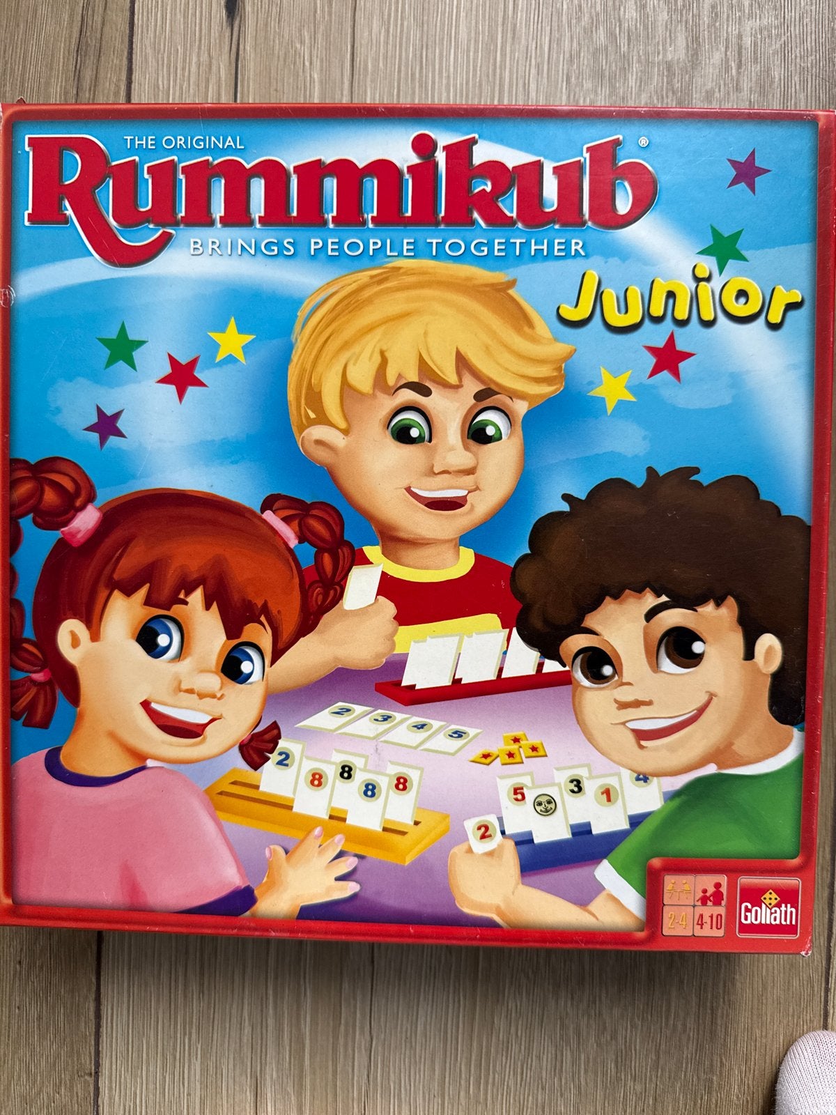Rummikub Junior - Het originele spel voor jonge spelers, Drie of vier spelers, Ophalen of Verzenden, Gebruikt