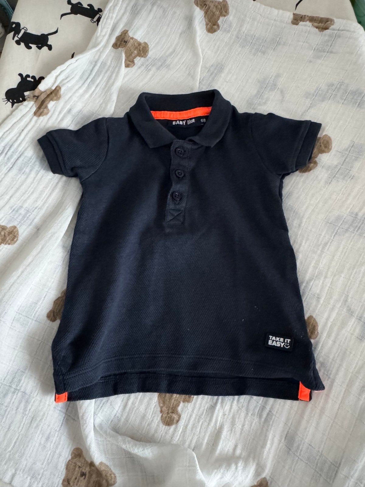 Polo, Kinderen en Baby's, Babykleding | Maat 68, Bien blue, Ophalen of Verzenden, Zo goed als nieuw, Jongetje