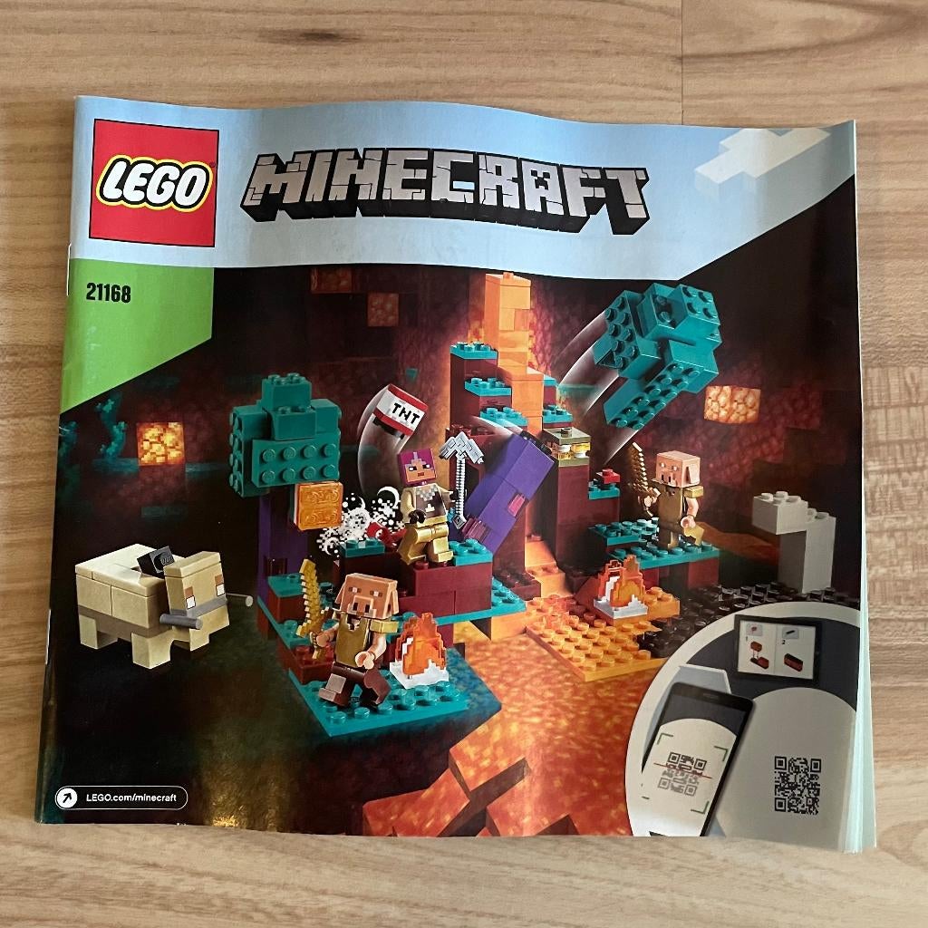 Minecraft LEGO 21168 The Warped Forest, Ophalen of Verzenden, Gebruikt, Complete set, Lego
