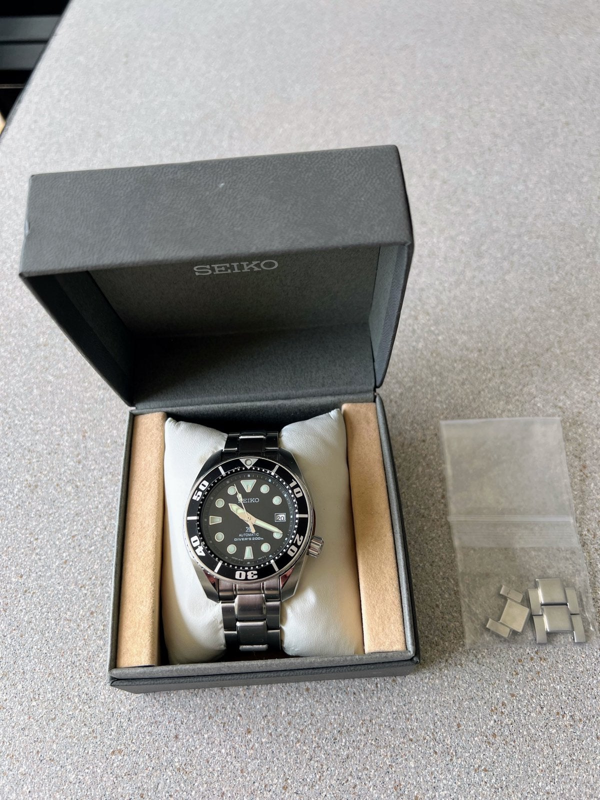 Seiko Prospex SBDC031J1 JDM, Staal, Polshorloge, Ophalen of Verzenden, Zo goed als nieuw