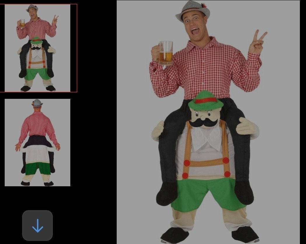 Carnaval/Oktoberfest Bokbier Kostuum Maat L, Ophalen of Verzenden