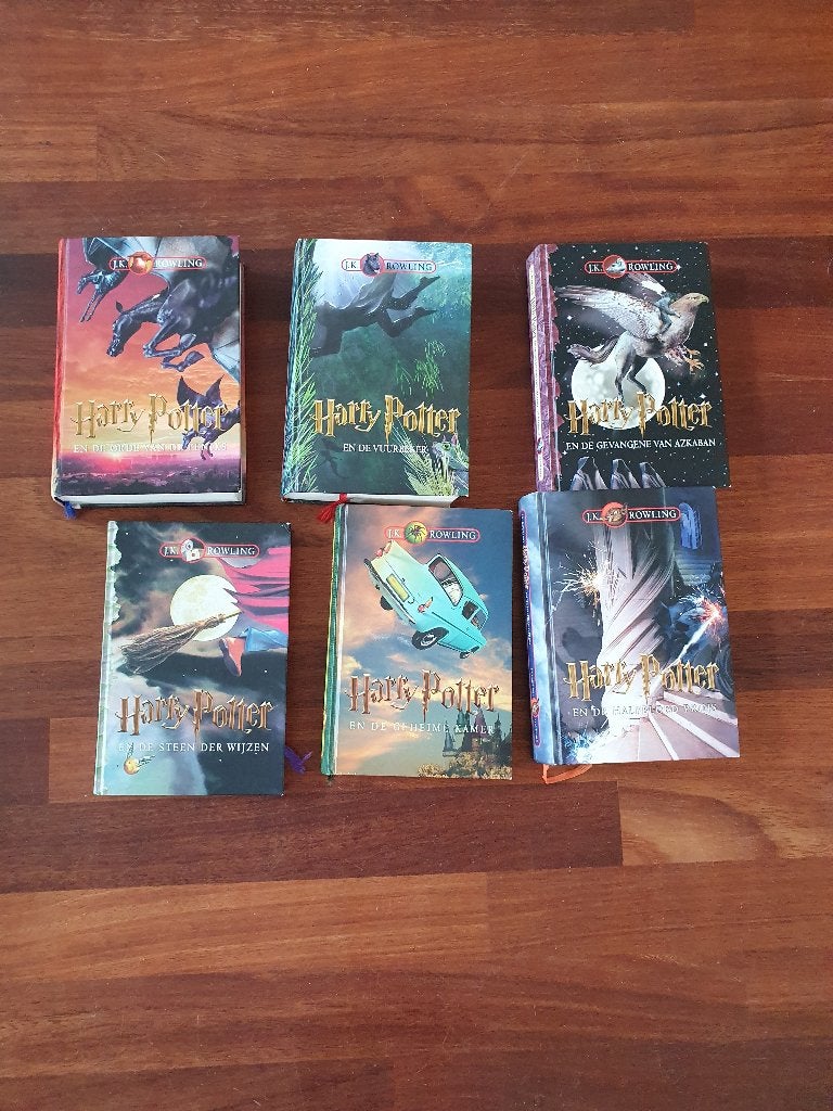 6 x HARRY  POTTER  van J.K. Rowling, Boeken, Ophalen of Verzenden, Gelezen