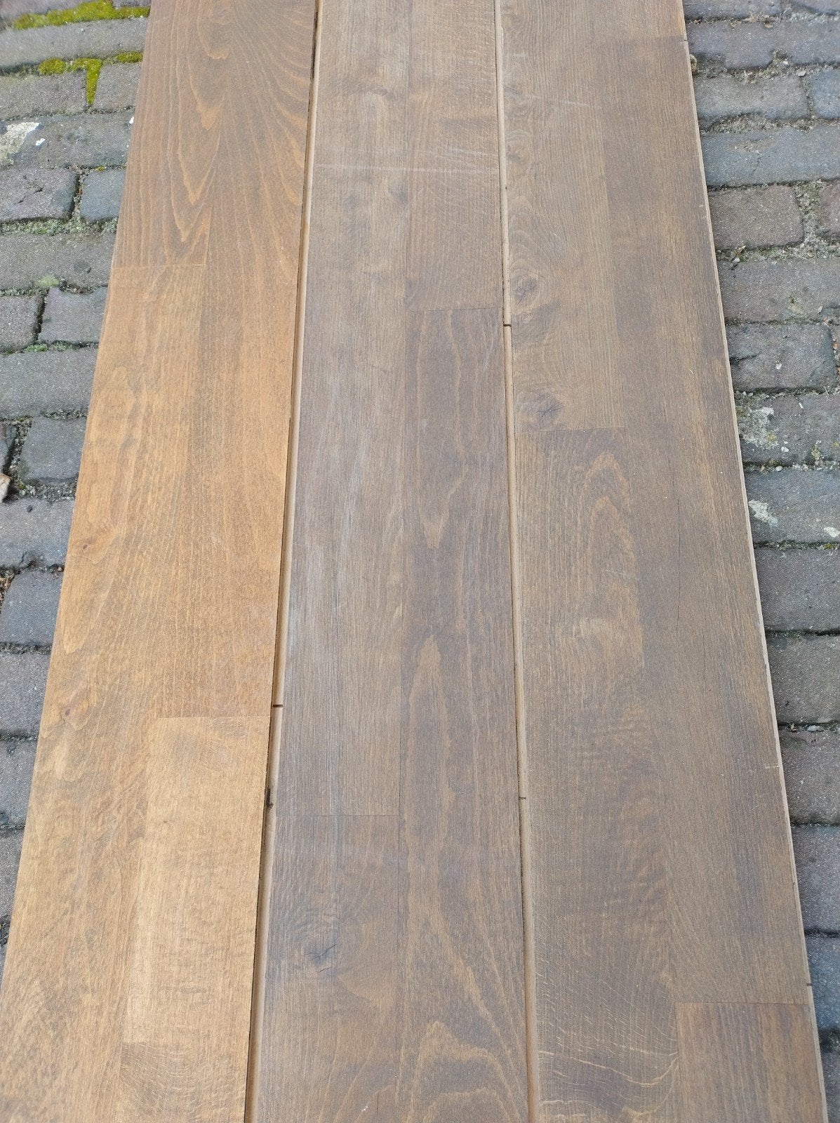 180 m2 massieve vloerdelen merk Junckers, Ophalen, Gebruikt, Vloerdelen of -planken, 10 m² of meer