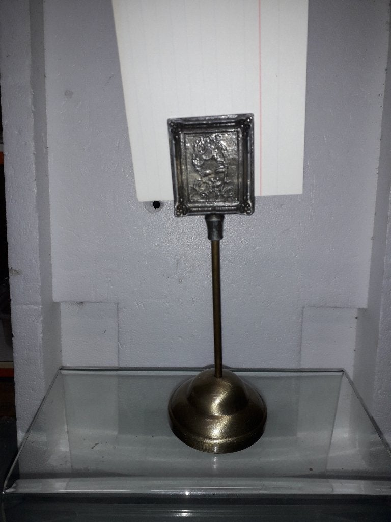 VINTAGE STANDAARD voor MENUKAART of als ETAGE MATERIAAL, Ophalen of Verzenden