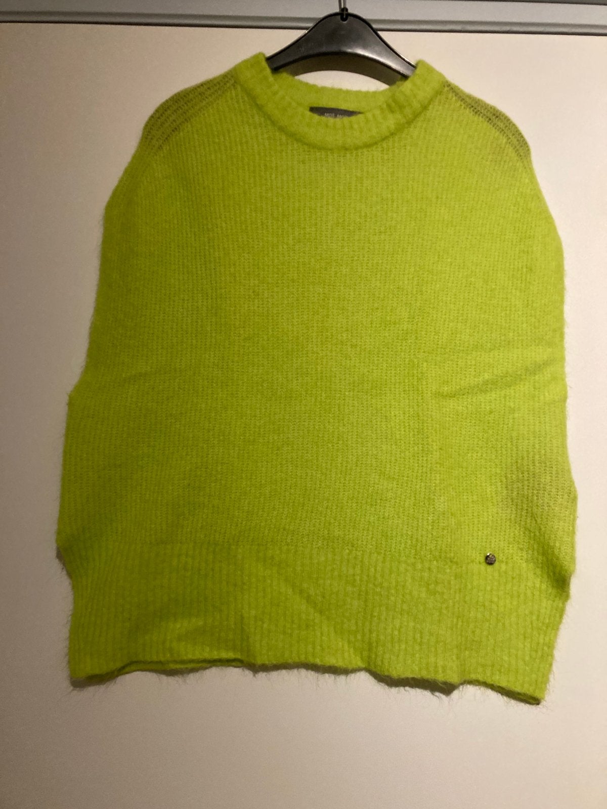 Mos Mosh mouwloze gebreide top/spencer, neon groen/geel, Kleding | Dames, Tops, Geel, Ophalen of Verzenden, Zo goed als nieuw