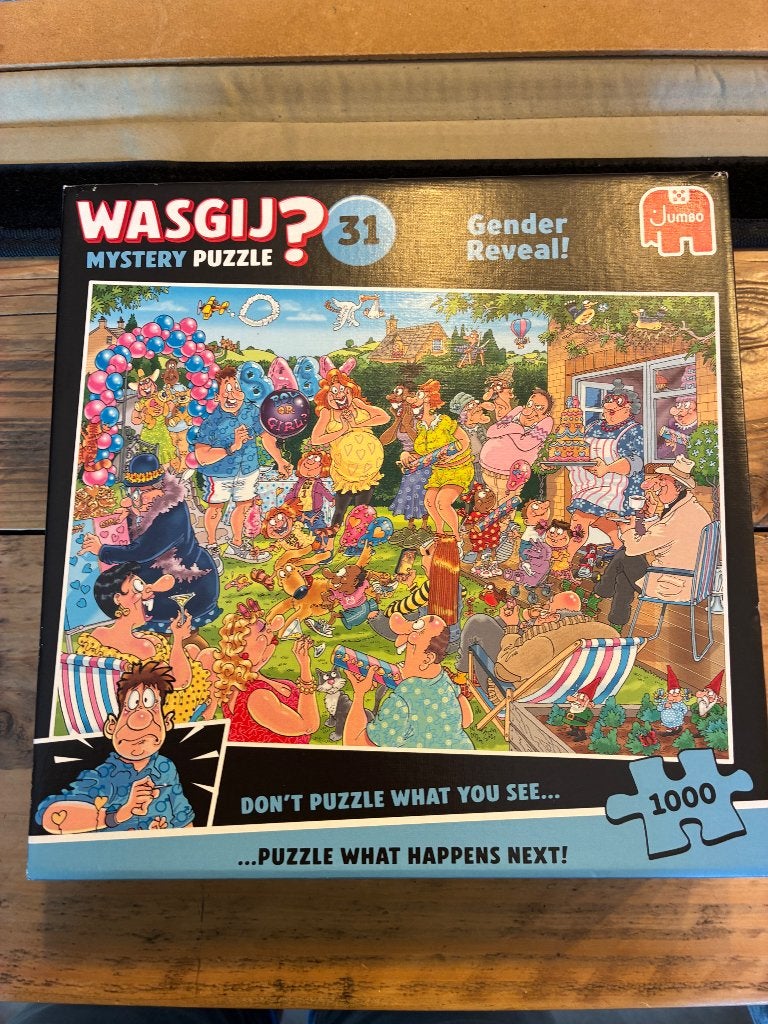 Wasgij Mystery puzzle 31, Ophalen of Verzenden, 500 t/m 1500 stukjes, Zo goed als nieuw, Legpuzzel