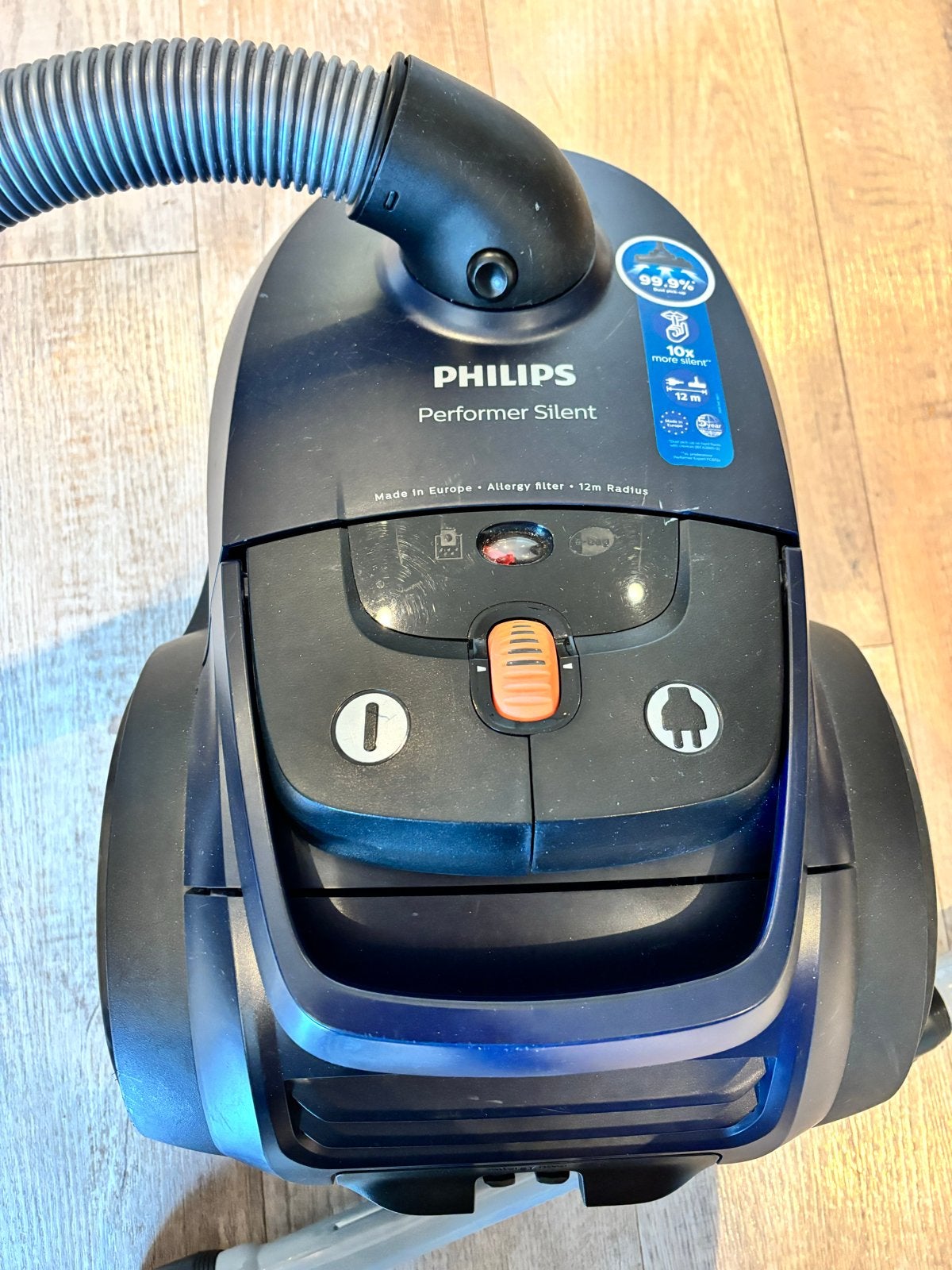 Philips Performer Silent stofzuiger harde vloeren zuigmond, Witgoed en Apparatuur, Stofzuigers, Stofzak, Gebruikt, Philips, Ophalen of Verzenden
