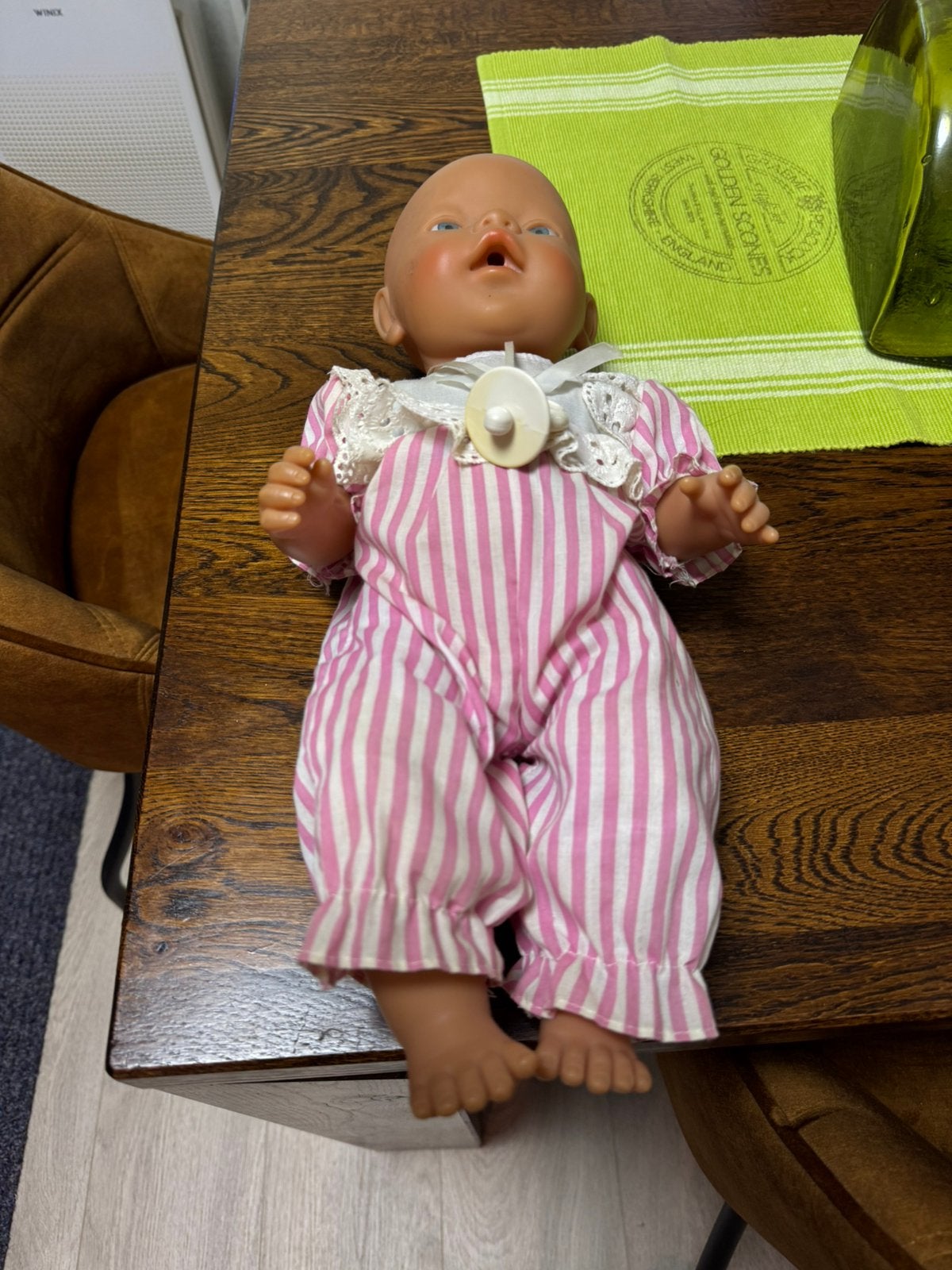 Baby pop, vintage, Verzamelen, Poppen, Gebruikt, Pop, Ophalen of Verzenden