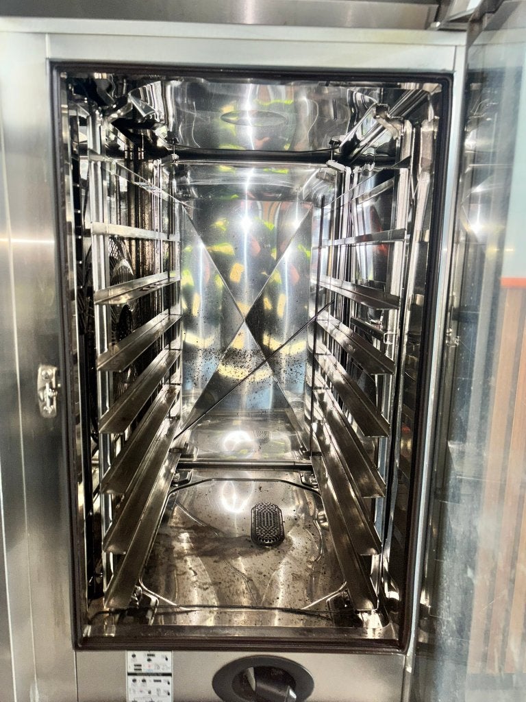 Rational CMP 101 CombiMaster Plus 10-laags (combisteamer), Ophalen, Gebruikt, 60 cm of meer, Heteluchtoven