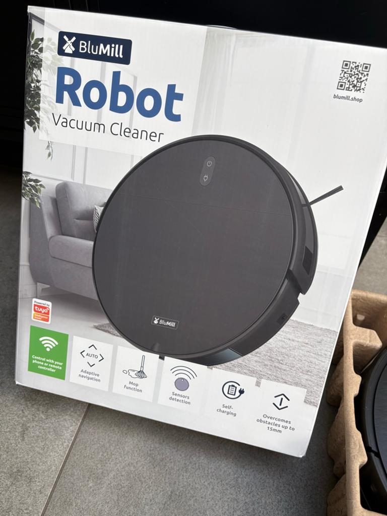 BluMill Robot Vacuum Cleaner - Zo goed als nieuw, Overige merken, Draadloos, Ophalen of Verzenden, Zo goed als nieuw
