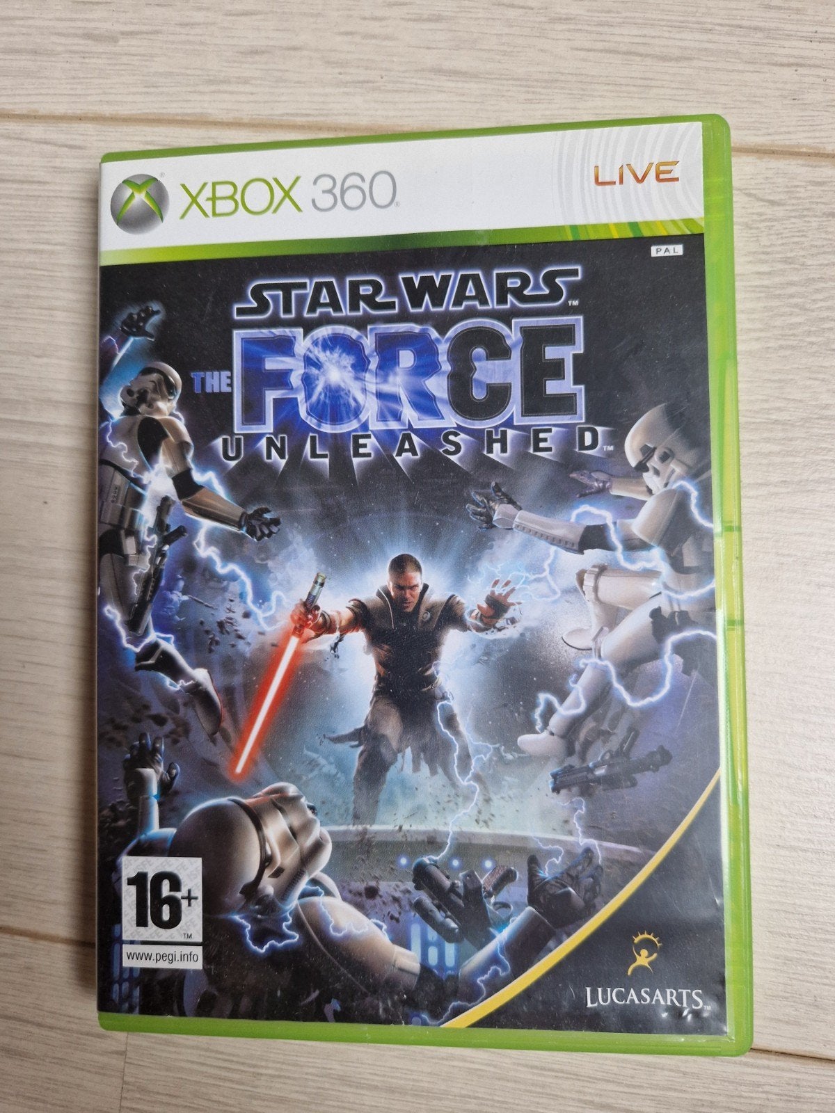star wars the force unleashed 1 lucasarts xbox 360 game spel, Ophalen of Verzenden