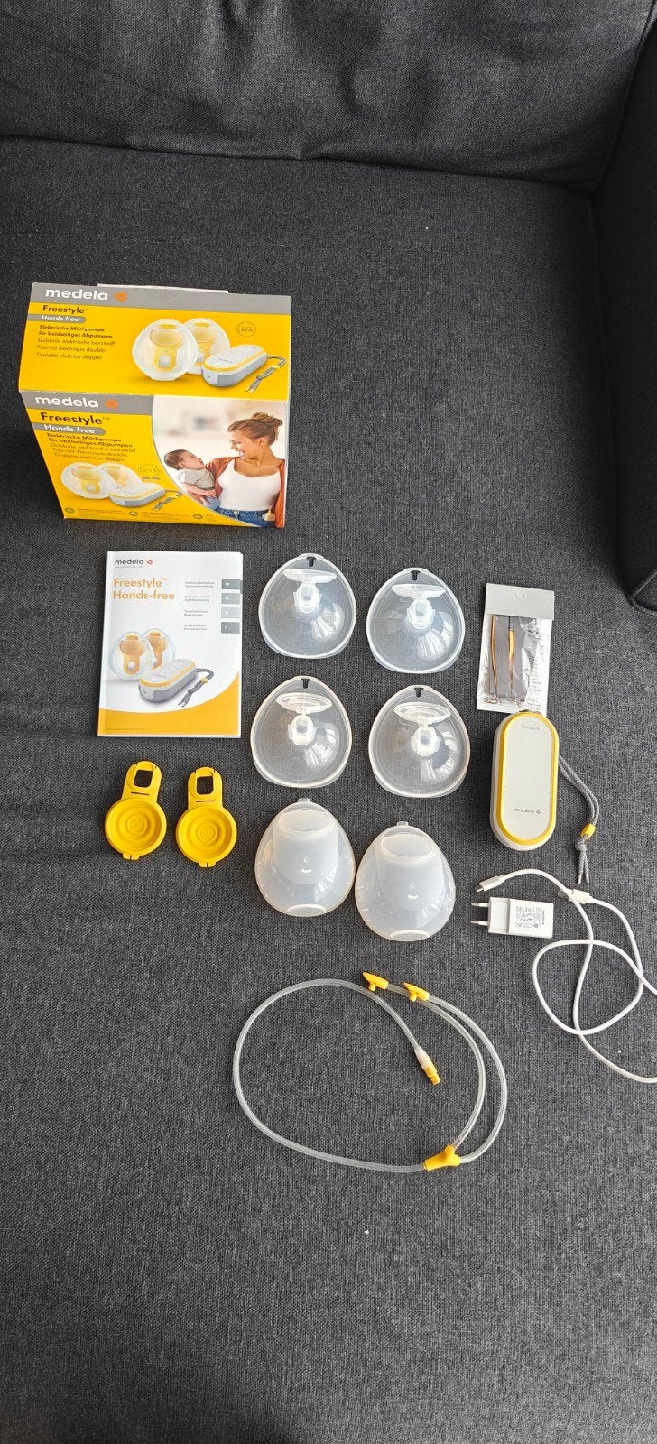 Medela Freestyle Hands-Free dubbele borstkolf, Kinderen en Baby's, Babyvoeding en Toebehoren, Zo goed als nieuw, Borstkolf, Ophalen of Verzenden