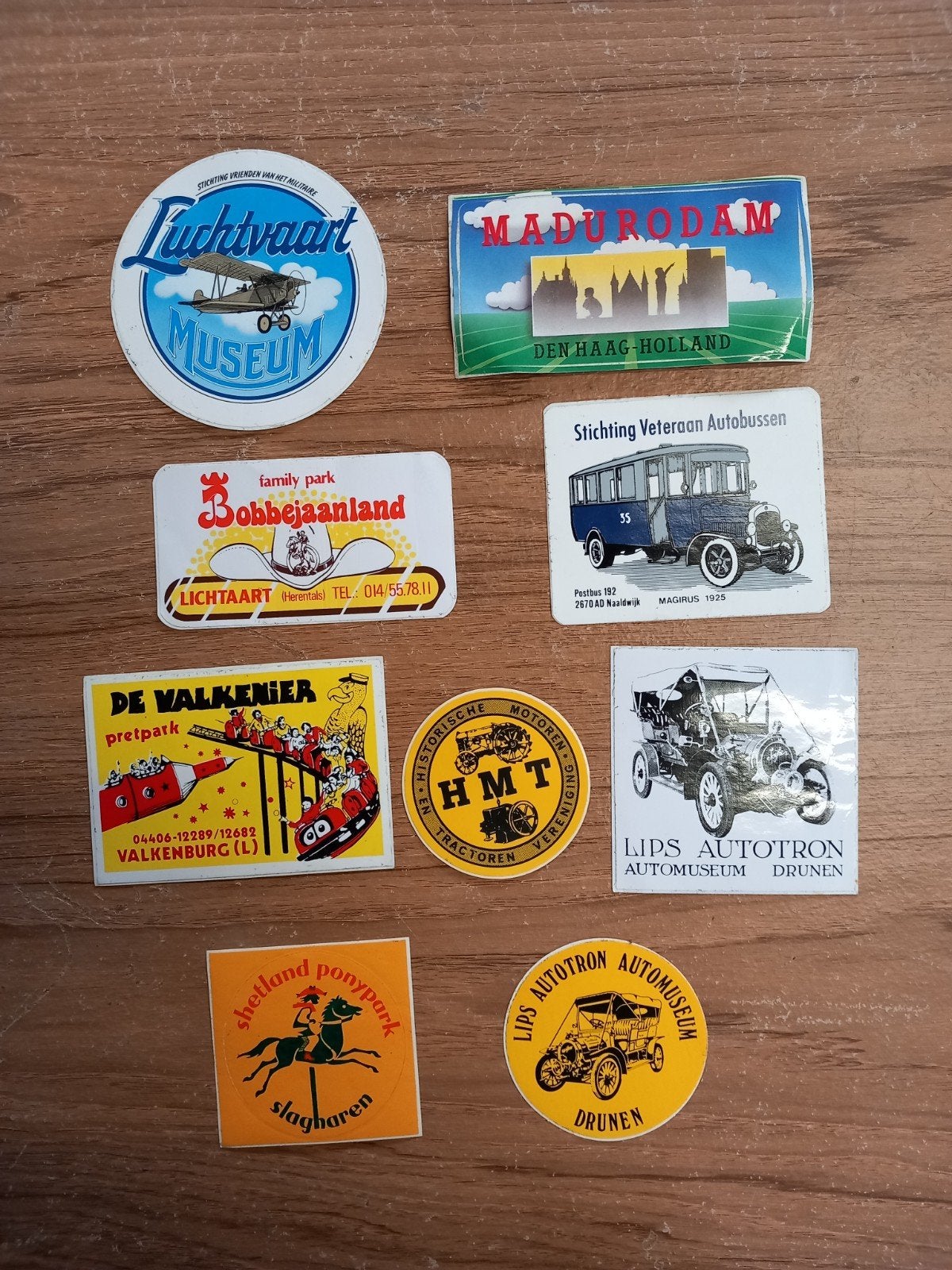 Stickers uit de oude doos pretparken/musea, Verzamelen, Ophalen of Verzenden, Zo goed als nieuw