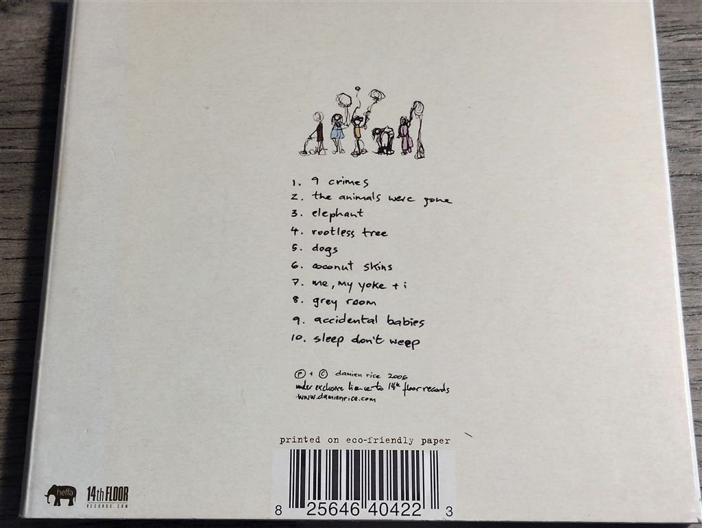 Damien Rice - 9 [Digisleeve], Ophalen of Verzenden, Zo goed als nieuw