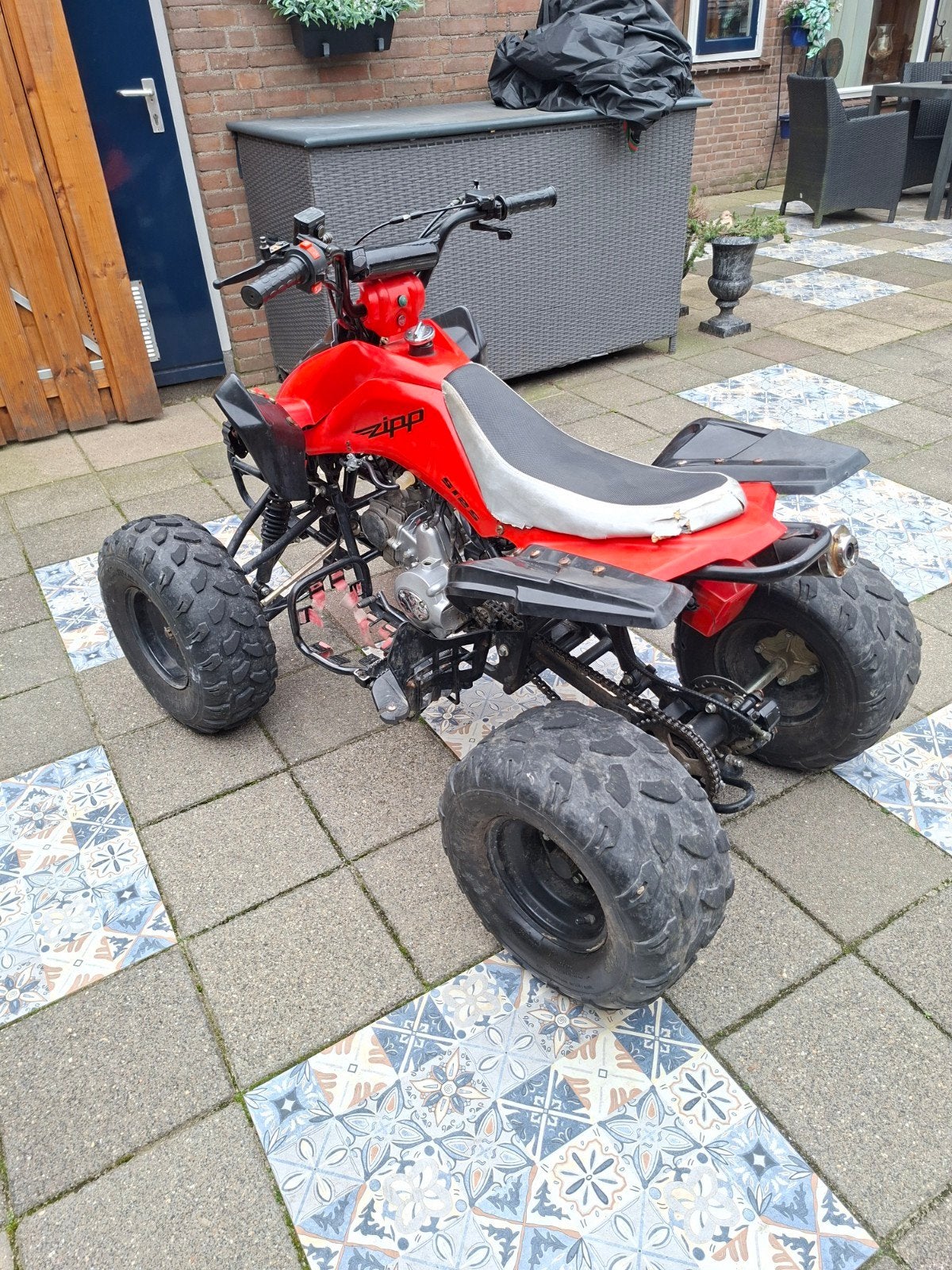 Quad zipp s125, Ophalen