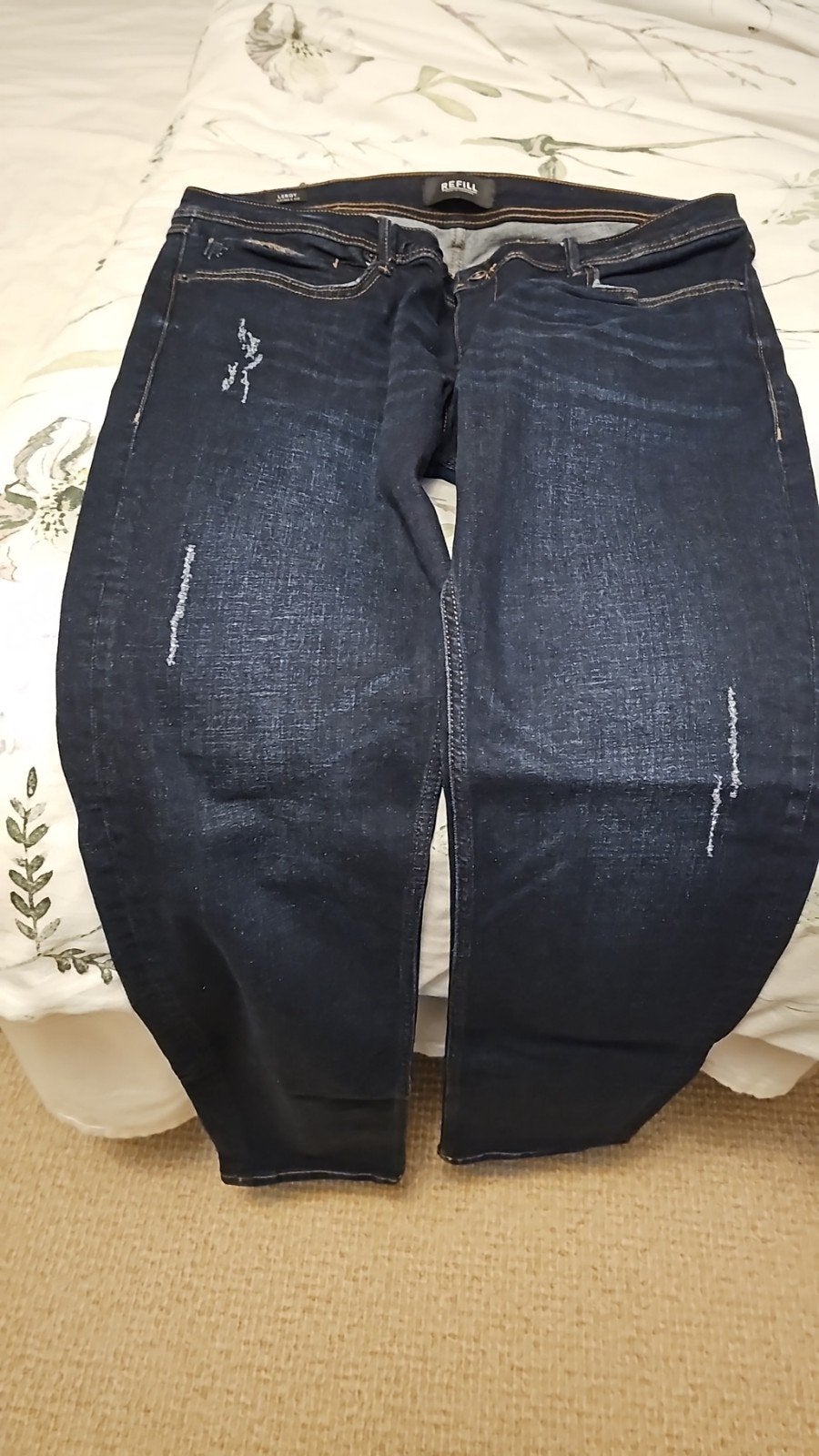 spijkerbroek nieuw 36/34 merk refill, Ophalen of Verzenden, Nieuw, Blauw