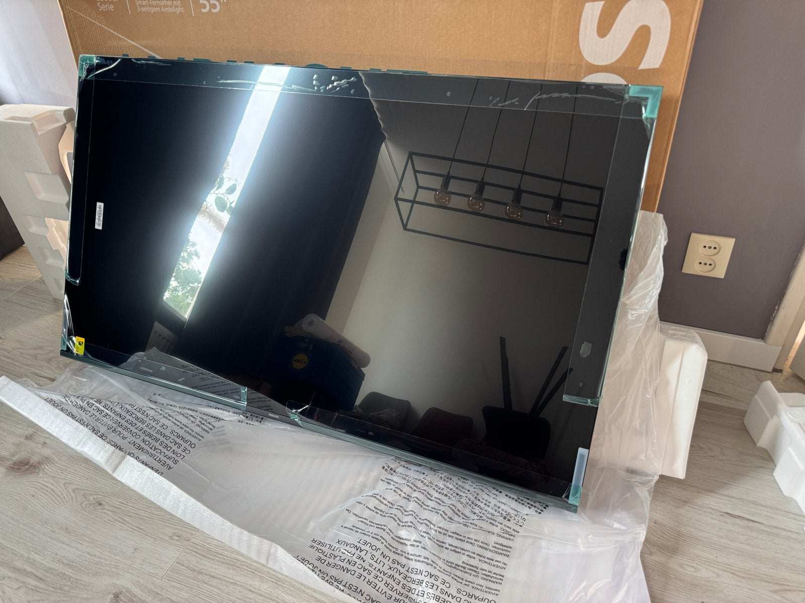 Philips 55" QLED Ambilight TV - Nieuw in doos, Ophalen, Philips, QLED, Nieuw
