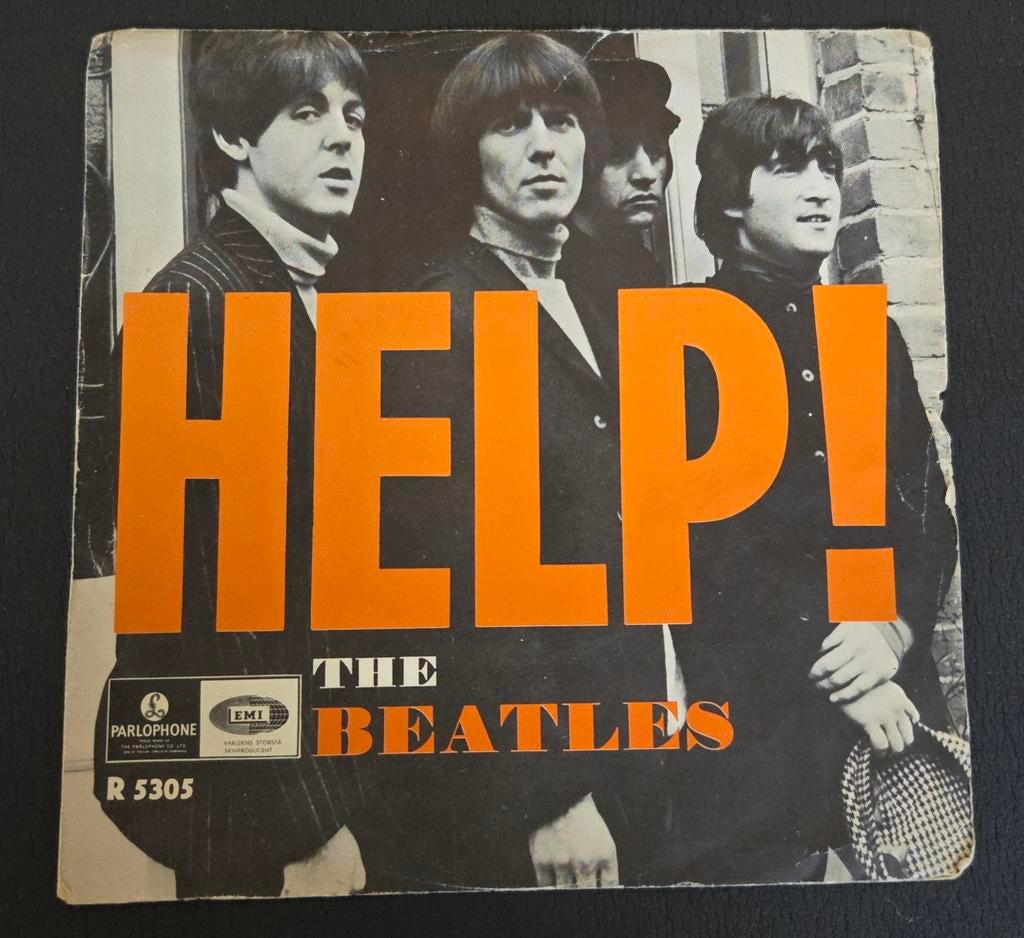 The Beatles- HELP - R5305 -  Zweden - 1964, Cd's en Dvd's, Vinyl Singles, Gebruikt, 7 inch, Single, Ophalen of Verzenden