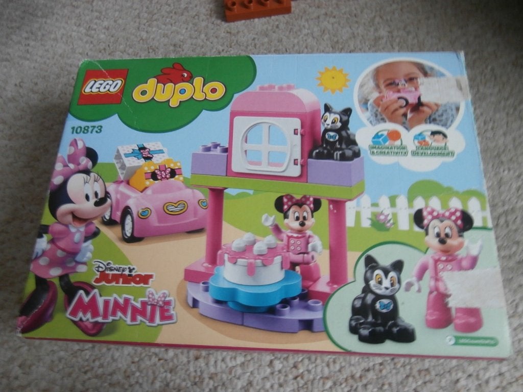 Duplo 10873 Disney junior Minnie Mouse lego bouwstenen, Compleet, Ophalen of Verzenden, Zo goed als nieuw, Complete set