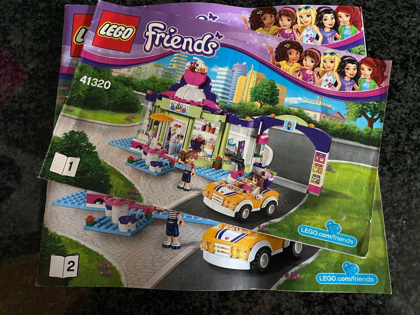 Lego Friends 41320 Heartlake Frozen Yoghurt salon, Gebruikt, Lego, Friends, Ophalen of Verzenden