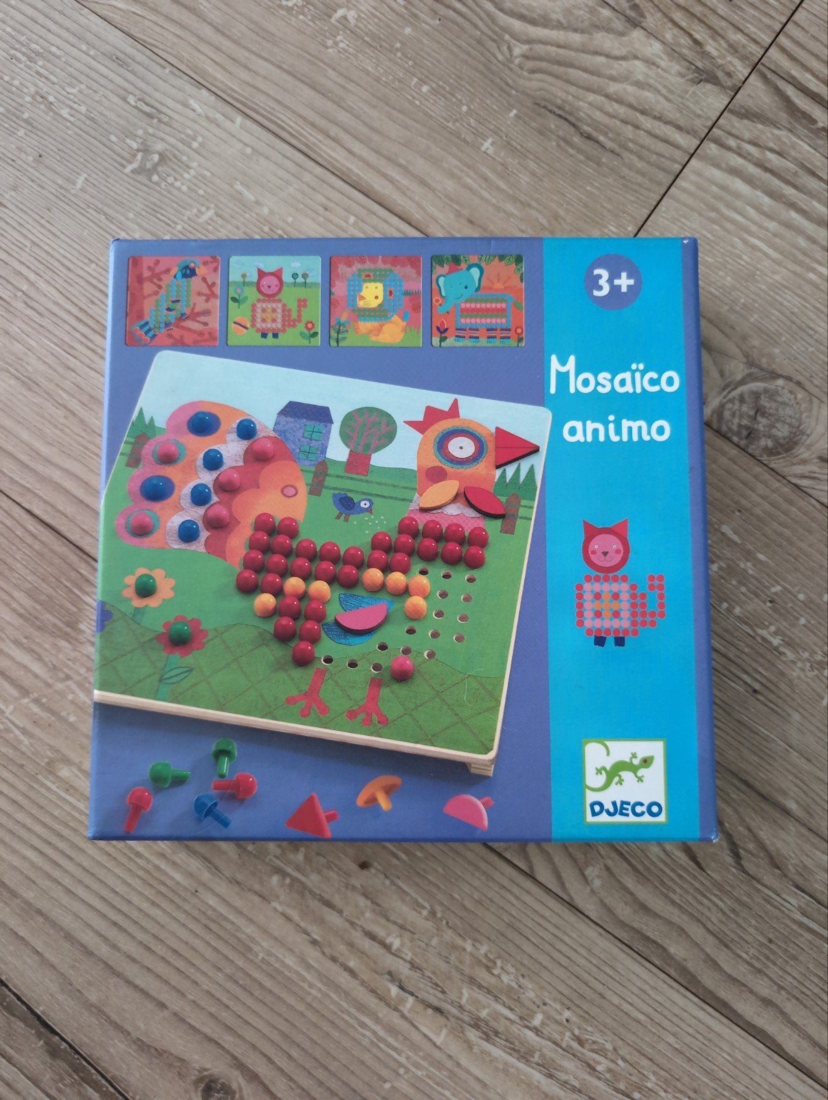 Djeco Mosaïco Animo mozaïek spel voor kinderen, Ophalen of Verzenden, Zo goed als nieuw, Overige typen