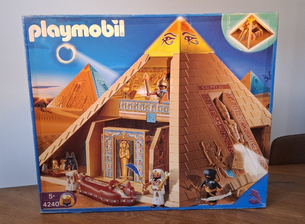 Playmobil Set 4240 – Grote Piramide incl doos, Ophalen, Gebruikt, Complete set, Historisch