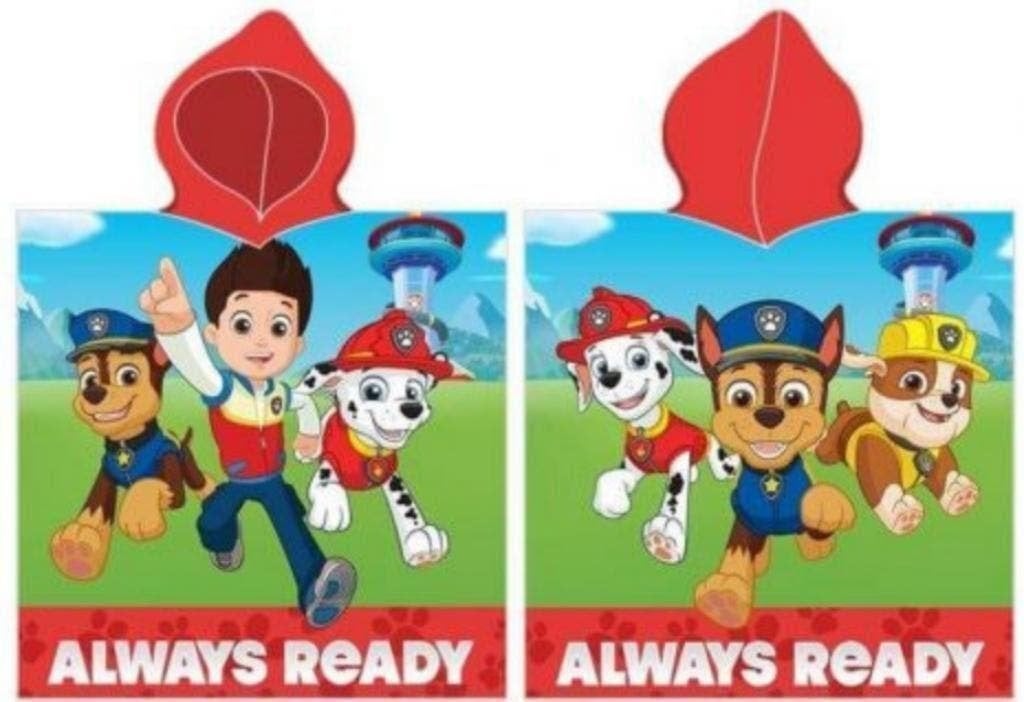 Paw Patrol Badponcho Pups - Katoen - Badcape, Kinderen en Baby's, Jongen of Meisje, One size, Nieuw, Ophalen of Verzenden