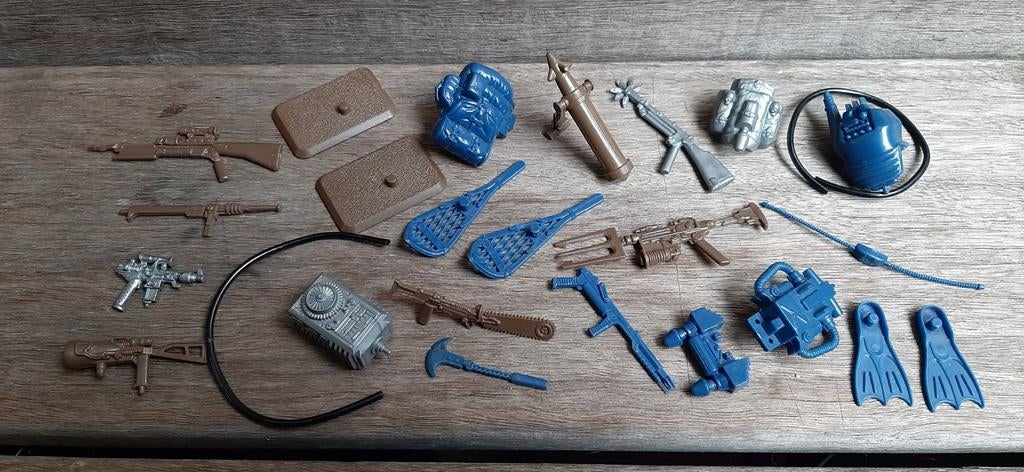 Gi-joe gi joe vintage Cobra Battle Gearwapenset, Verzamelen, Ophalen of Verzenden, Gebruikt