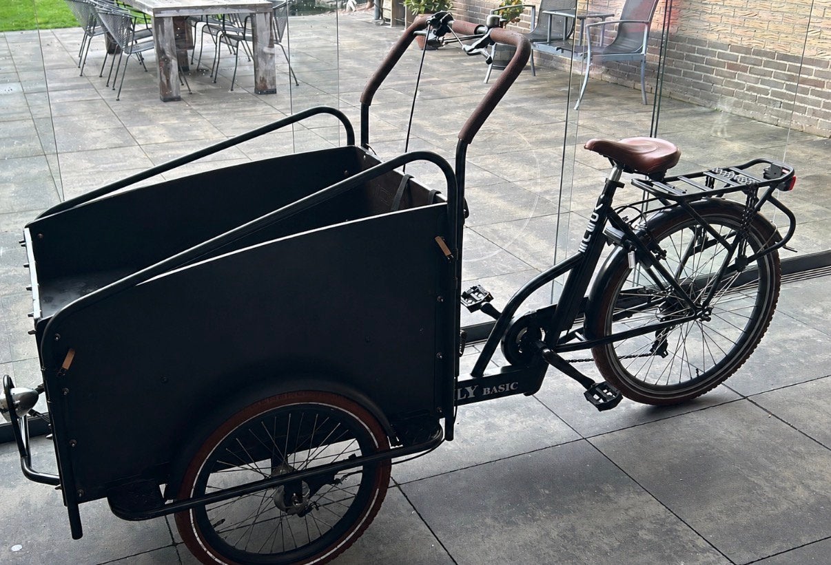 Bakfiets vogue, 4 kinderen of meer, Gebruikt, Huif, Ophalen