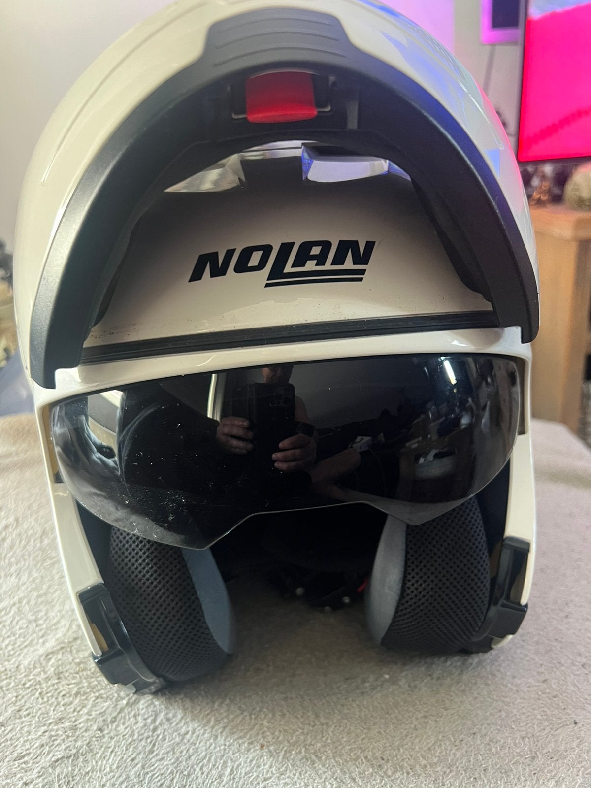 Nolan Systeemhelm classic-N-com Wit maat Xs, Motoren, Kleding | Motorhelmen, XS, Systeemhelm, Heren, Nolan