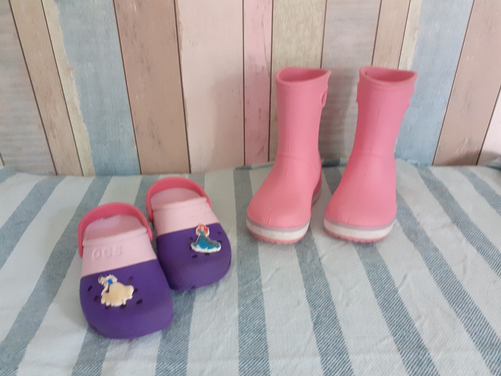 crocs klompen /laarzen mtC 12(29/30), Crocs, Meisje, Overige typen, Ophalen of Verzenden