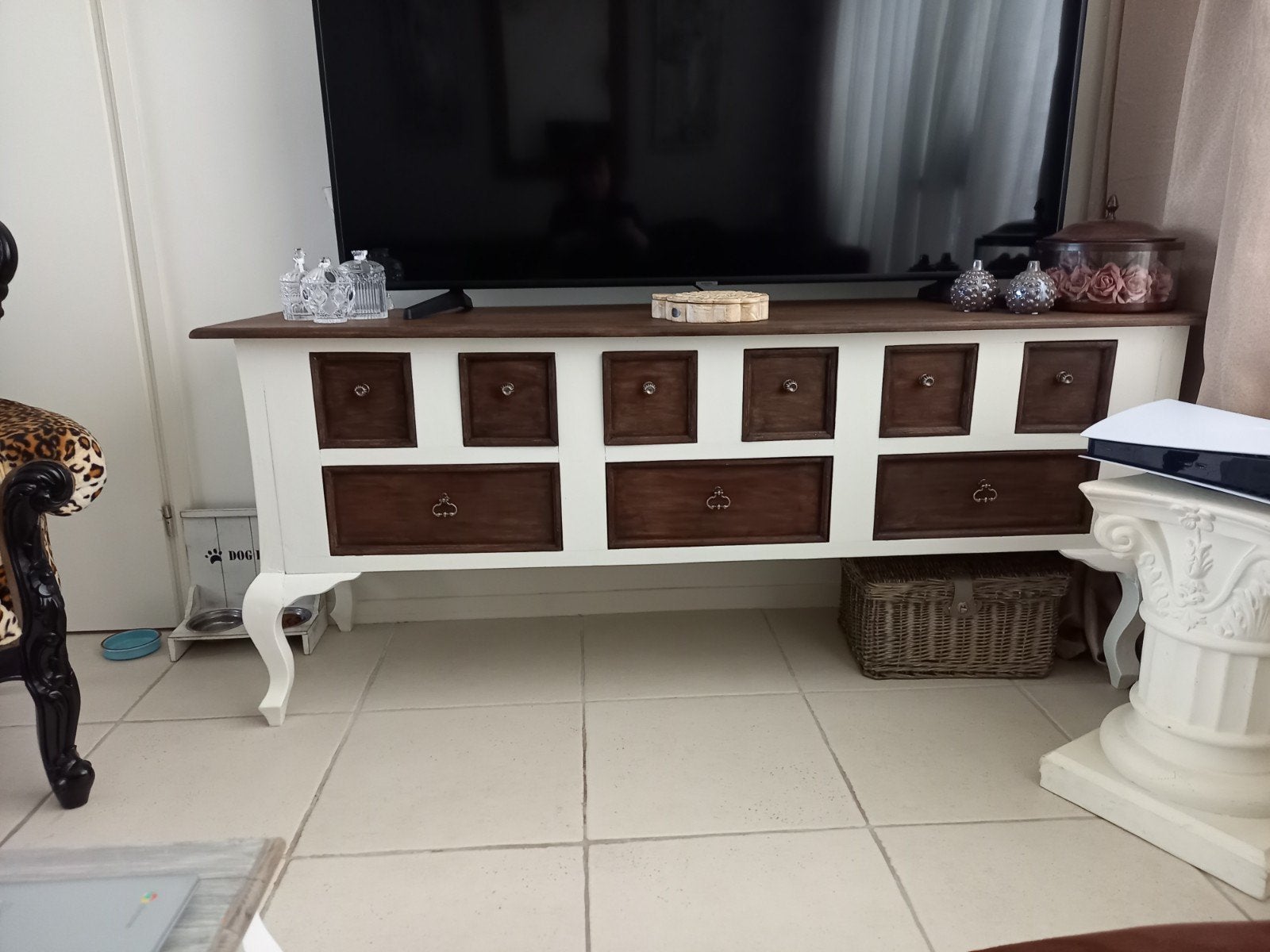 DRESSOIR / TV MEUBEL, Huis en Inrichting, Gebruikt, 150 tot 200 cm, 25 tot 50 cm, Ophalen