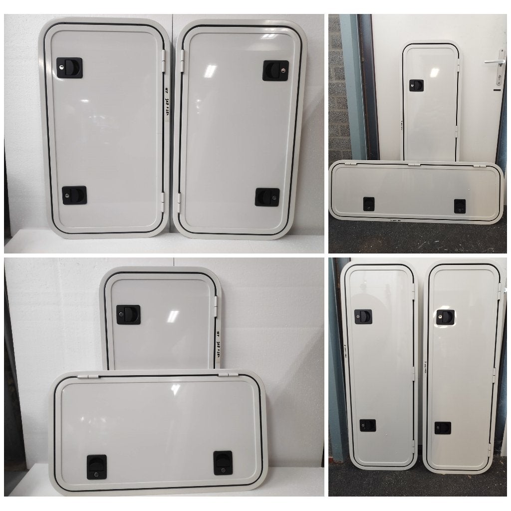 Maatwerk Aluminium camperdeur, serviceluik of garage deur, Caravans en Kamperen, Camper-accessoires, Ophalen, Nieuw