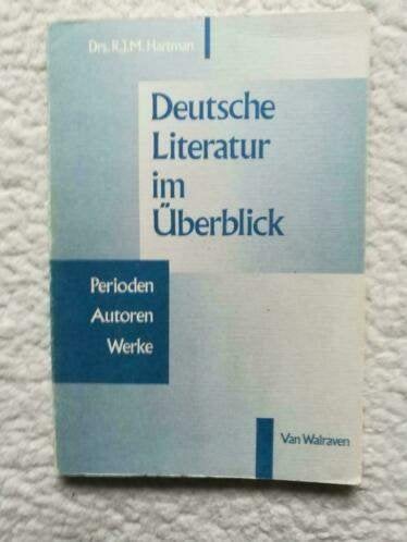 Drs. R.J.M. Hartman - Deutsche Literatur im Überblick, Ophalen of Verzenden, Gelezen, Drs. R.J.M. Hartman