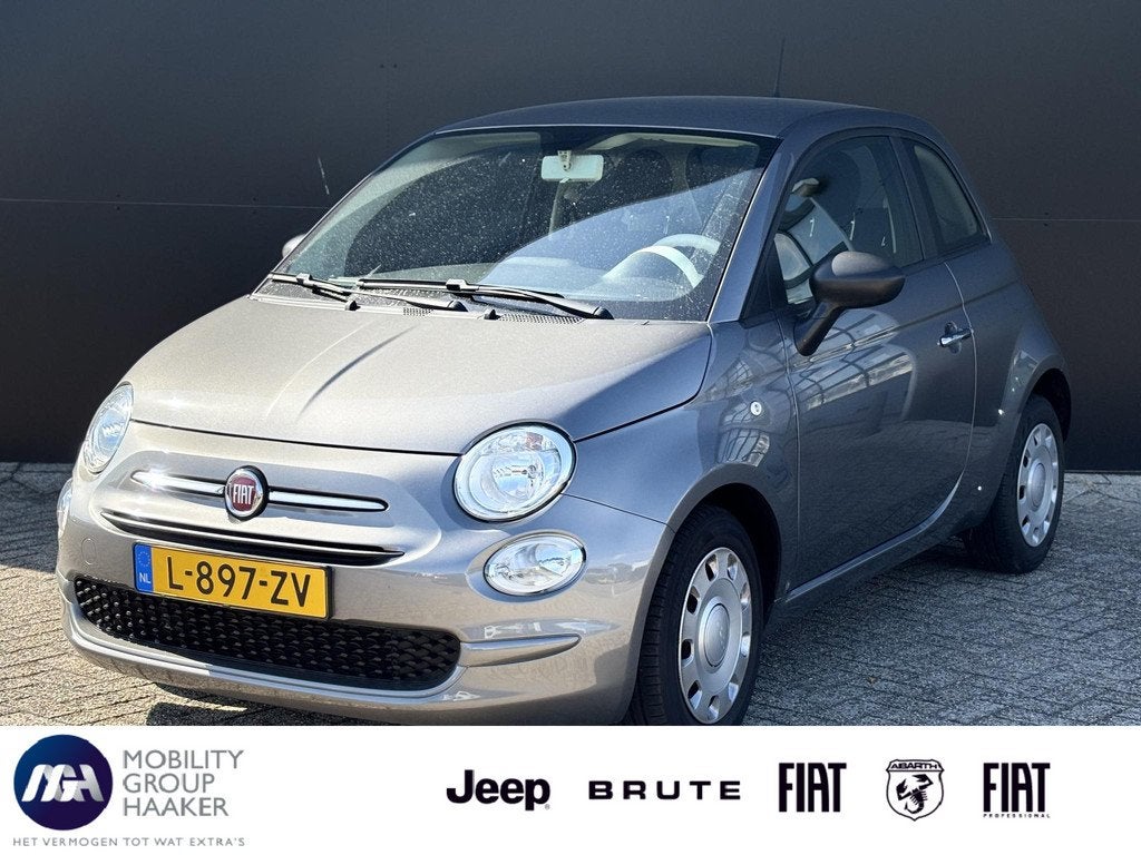 Fiat 500 1.0 Hybrid Cult | Airco | Dealeronderhouden | Elekt, Auto's, Fiat, Voorwielaandrijving, Stof, Euro 6, 4 stoelen
