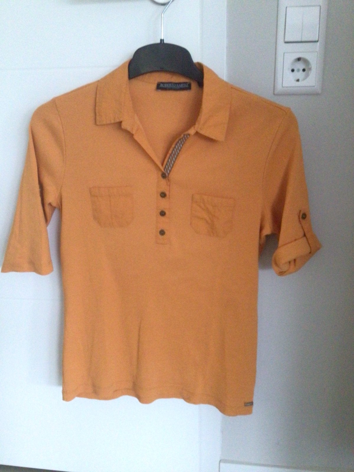Roberto Sarto polo, mt. 40, Maat 38/40 (M), Oranje, Ophalen of Verzenden, Zo goed als nieuw