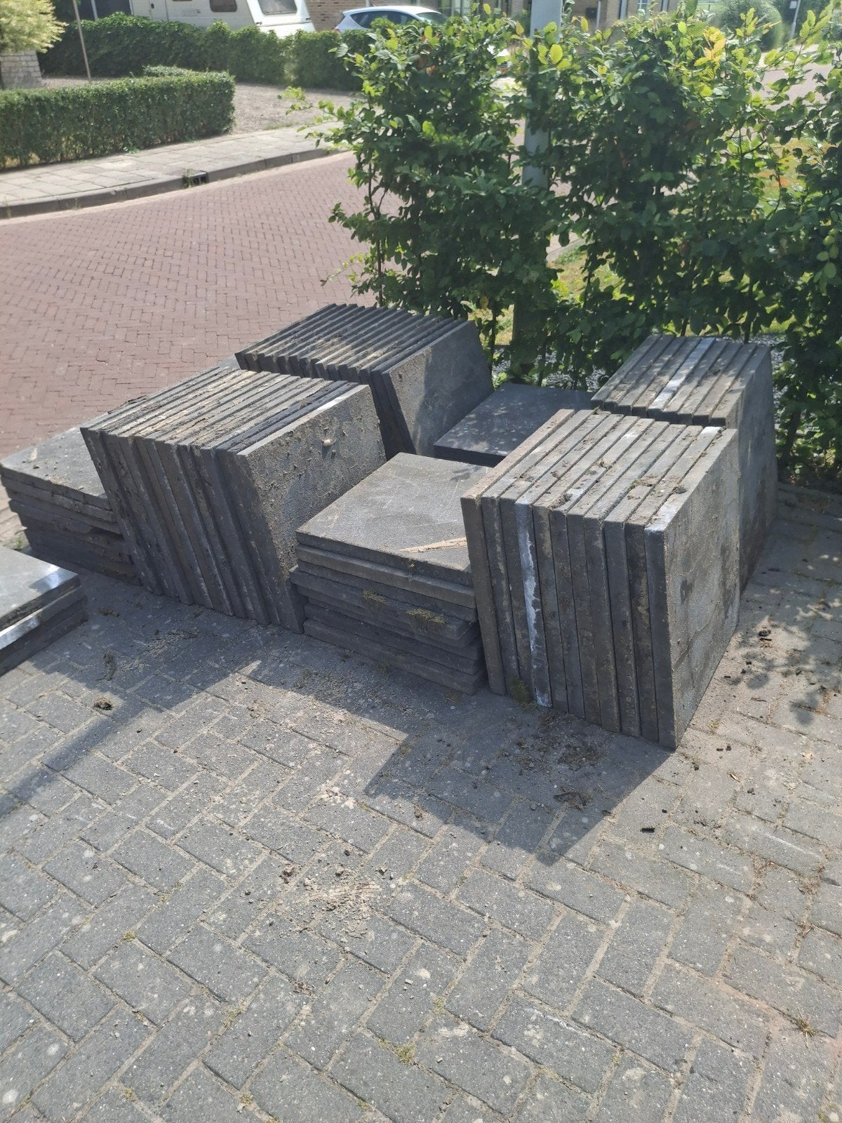 Terras tegels, Ophalen of Verzenden