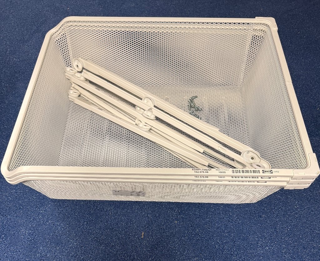 IKEA komplement draadmanden 3x 50x58MM incl rails, Huis en Inrichting, Ophalen, 50 tot 100 cm, Zo goed als nieuw, Minder dan 100 cm