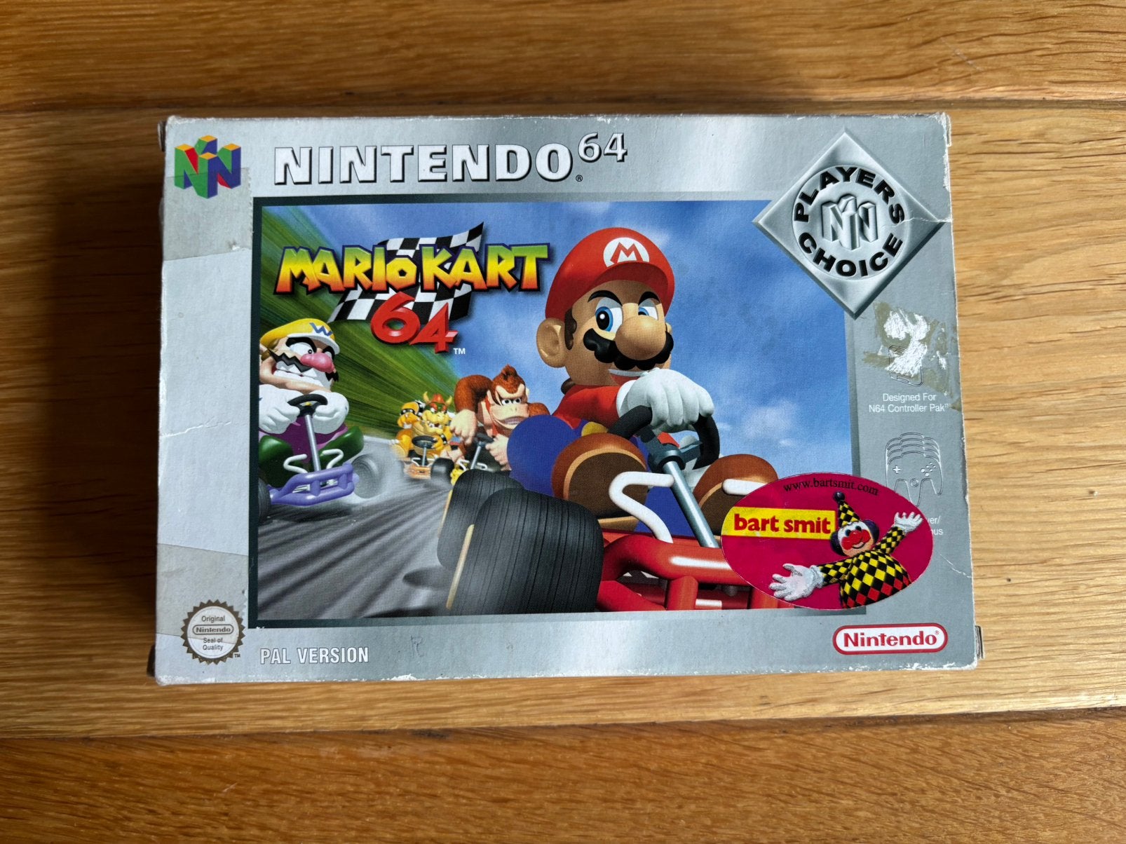 Mario Kart 64 - Nintendo 64 - Players Choice PAL Versie CIB, Gebruikt, Racen en Vliegen, Ophalen of Verzenden, 3 spelers of meer