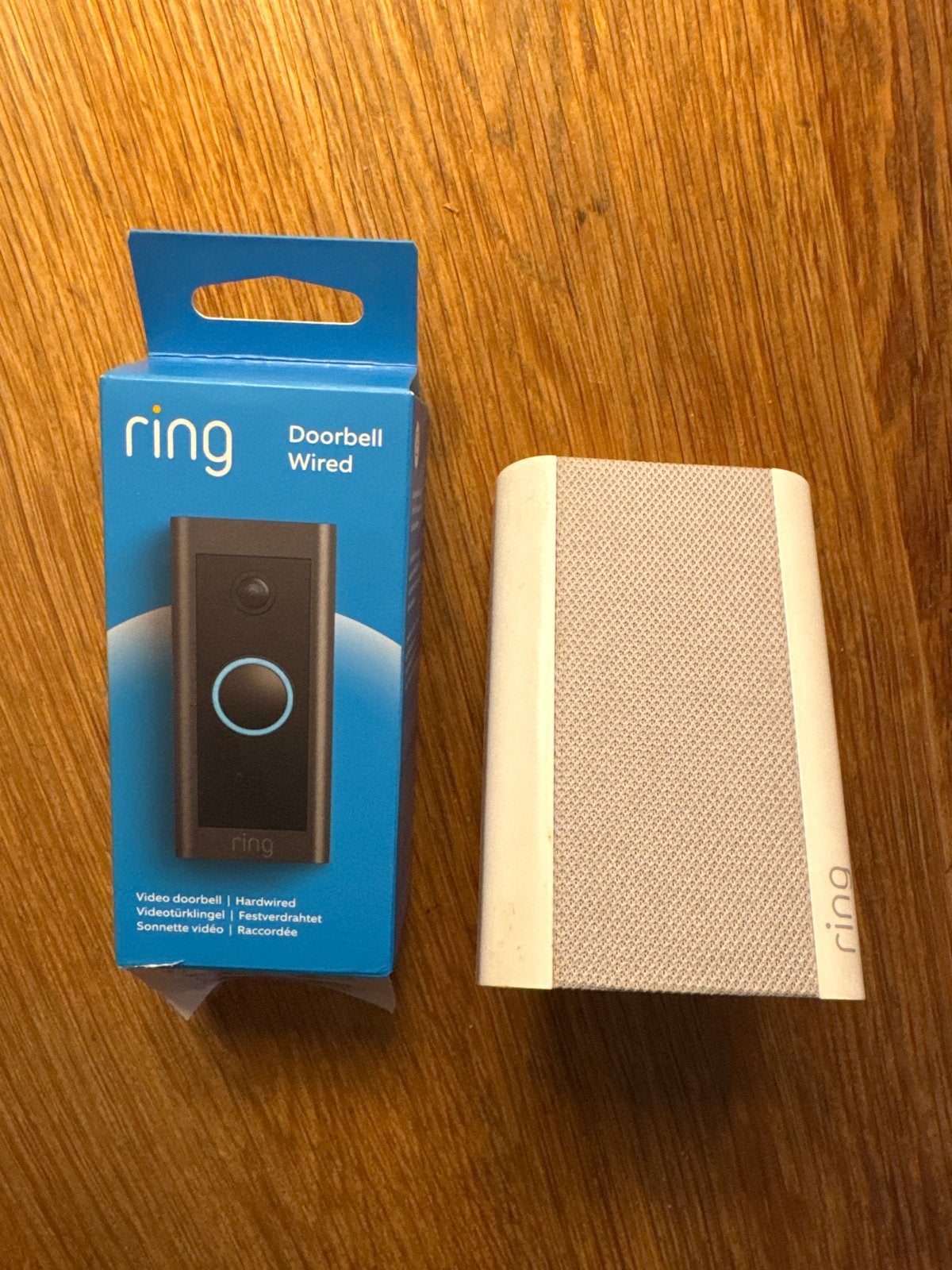 Ring Video Deurbel Wired & Chime Pro Complete Set, Ophalen of Verzenden, Bewegingsdetectiesensor, Zo goed als nieuw, Bedraad