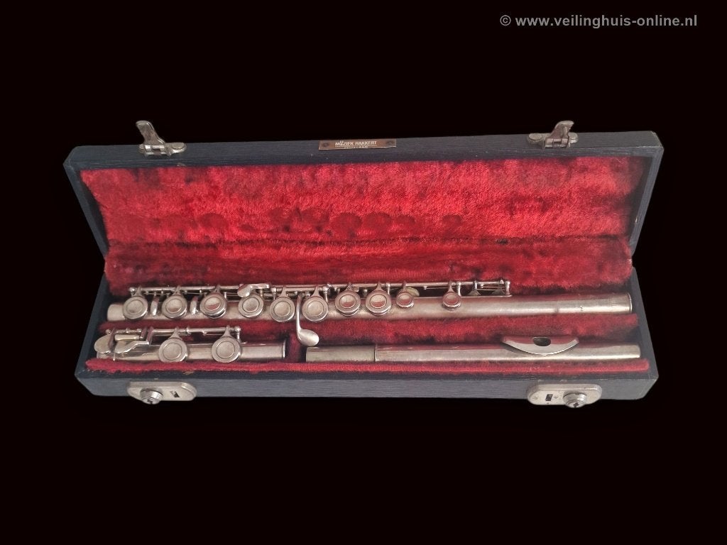 Antieke dwarsfluit, Muziek en Instrumenten, Ophalen of Verzenden, Gebruikt, Dwarsfluit, Met koffer of tas