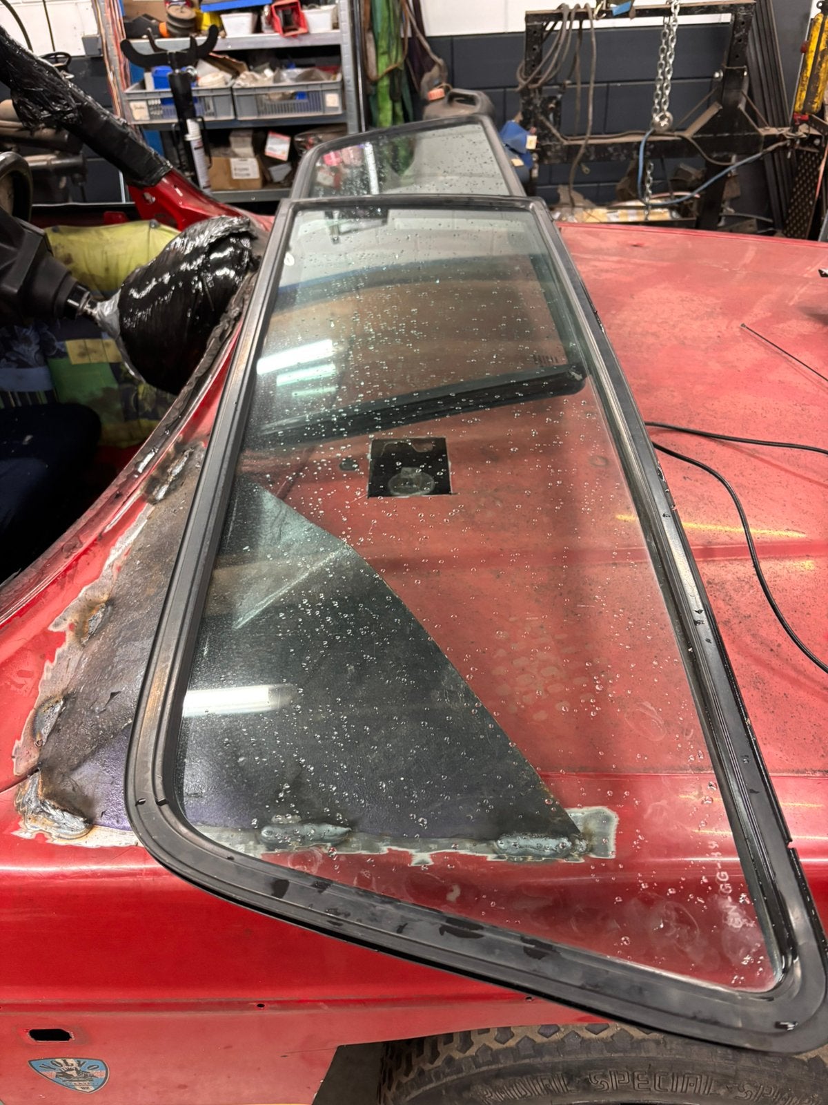 Zijruiten met goede rubbers voor Volvo 245, Auto-onderdelen, Ophalen, Gebruikt, Volvo